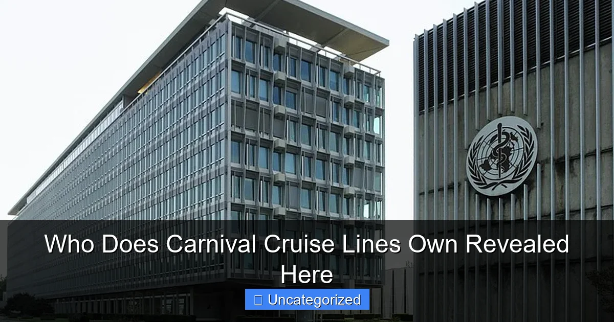 Who Does Carnival Cruise Lines Own Revealed Here