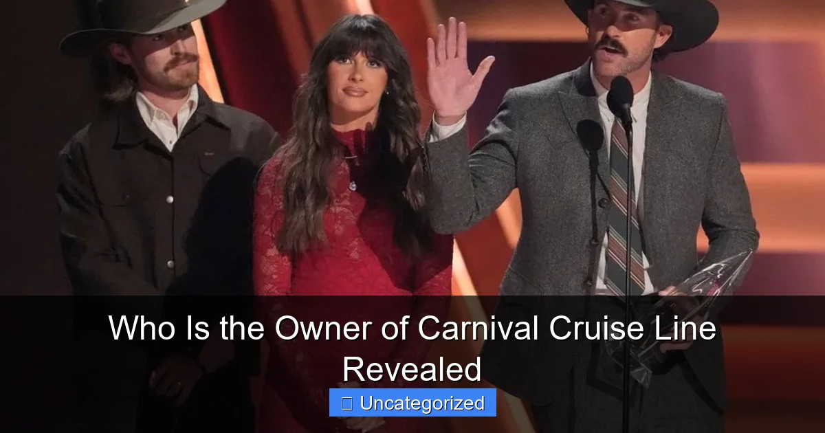 Who Is the Owner of Carnival Cruise Line Revealed