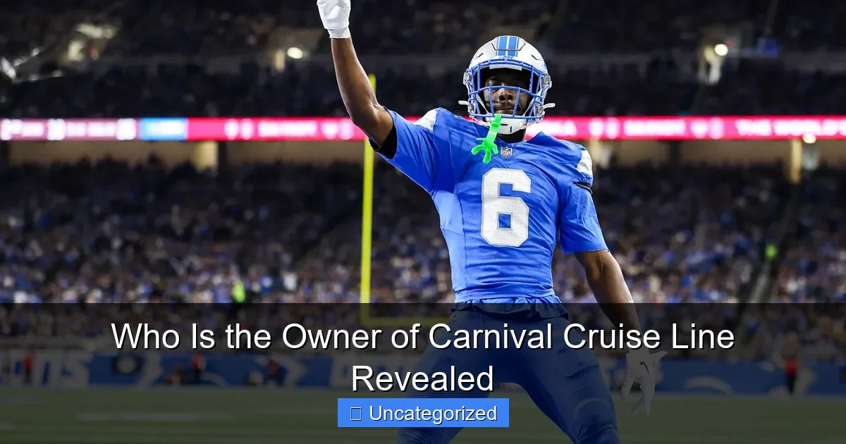 Who Is the Owner of Carnival Cruise Line Revealed