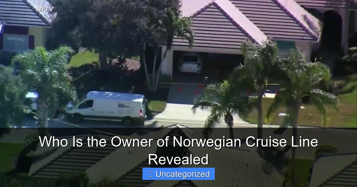 Who Is the Owner of Norwegian Cruise Line Revealed