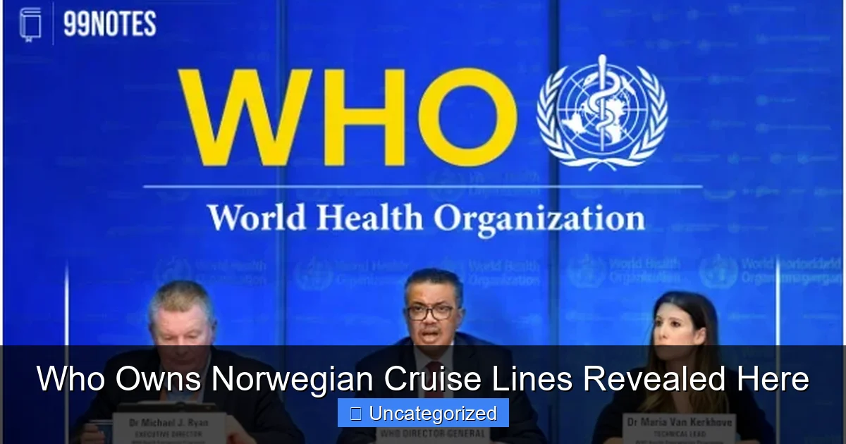 Who Owns Norwegian Cruise Lines Revealed Here