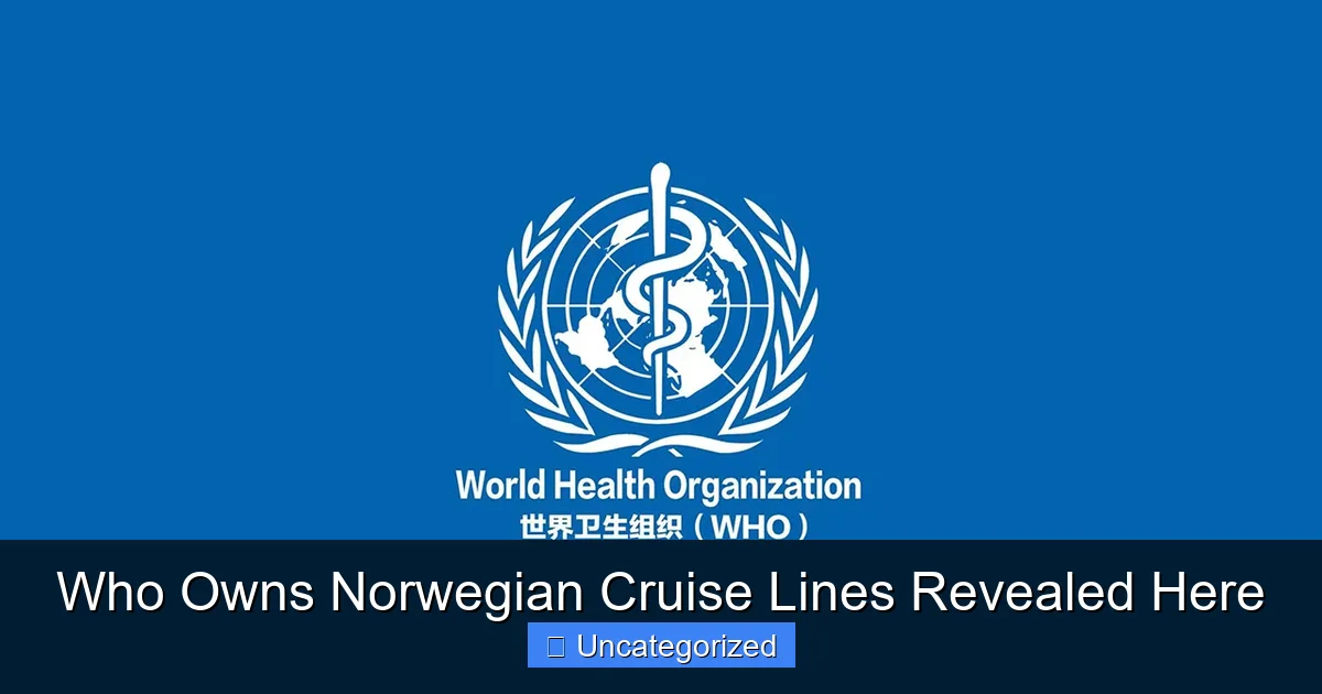 Who Owns Norwegian Cruise Lines Revealed Here