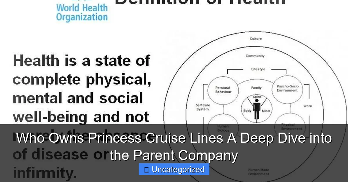 Who Owns Princess Cruise Lines A Deep Dive into the Parent Company