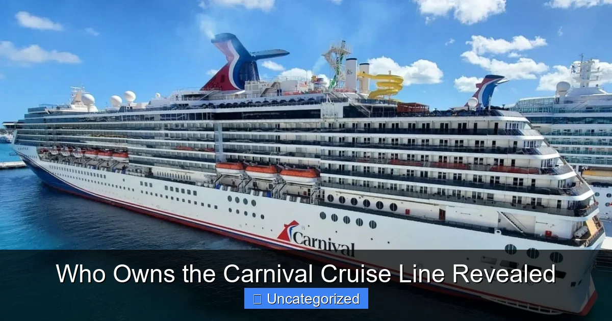 Who Owns the Carnival Cruise Line Revealed