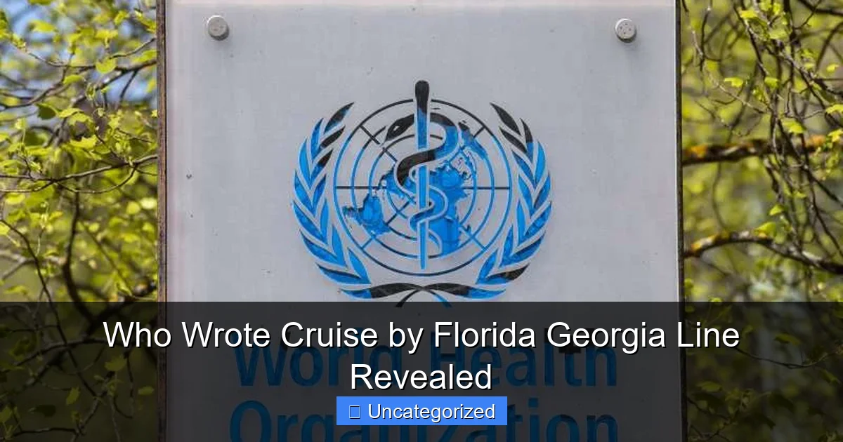 Who Wrote Cruise by Florida Georgia Line Revealed