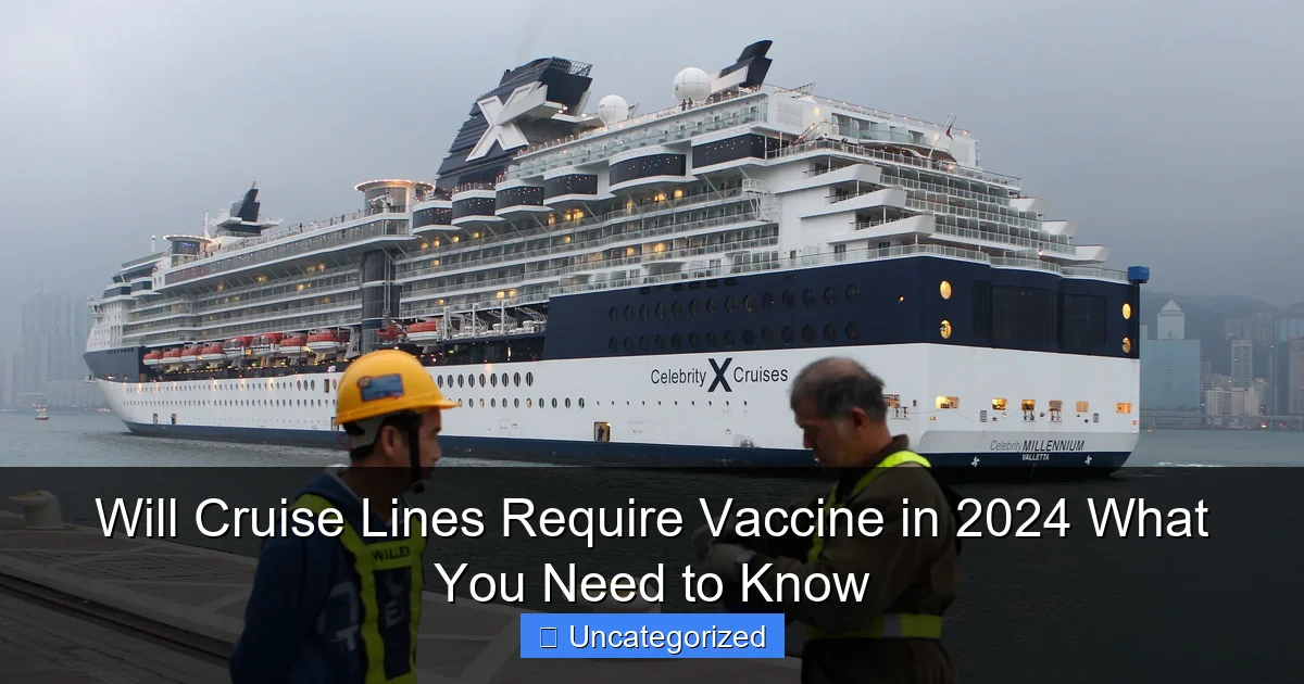 Will Cruise Lines Require Vaccine in 2024 What You Need to Know