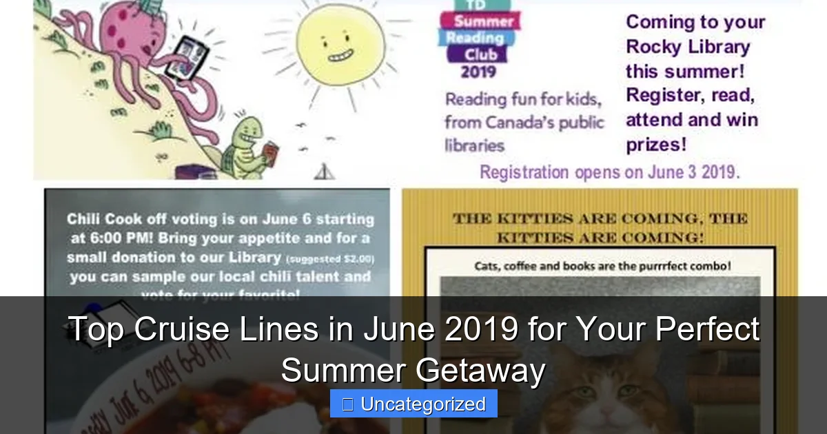 Top Cruise Lines in June 2019 for Your Perfect Summer Getaway