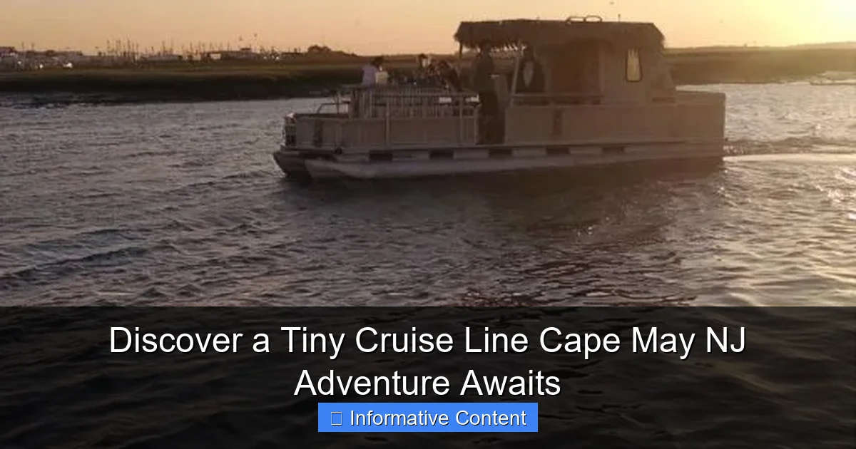 Discover a Tiny Cruise Line Cape May NJ Adventure Awaits