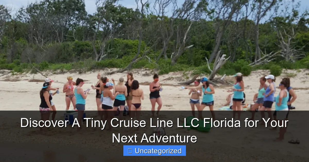 Discover A Tiny Cruise Line LLC Florida for Your Next Adventure