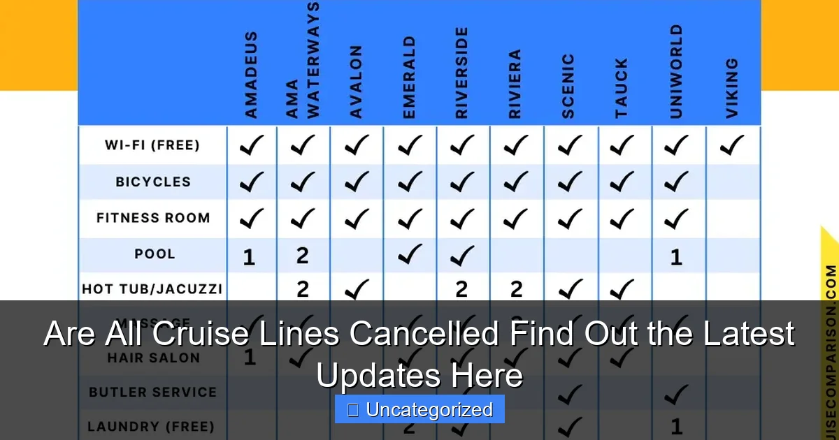Are All Cruise Lines Cancelled Find Out the Latest Updates Here