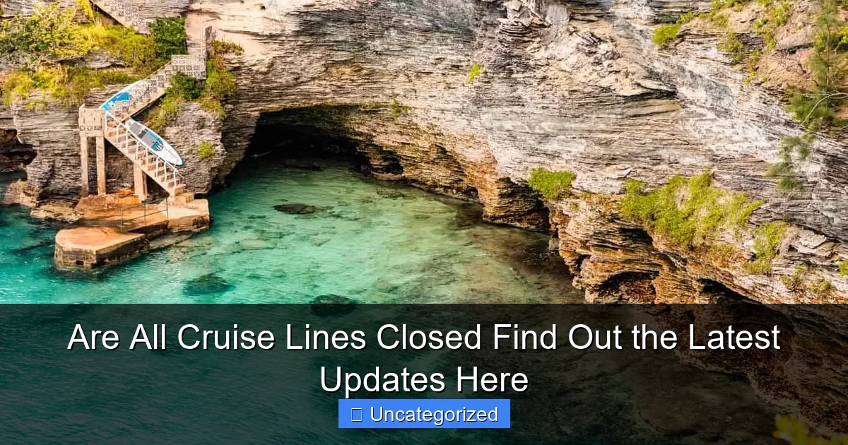 Are All Cruise Lines Closed Find Out the Latest Updates Here