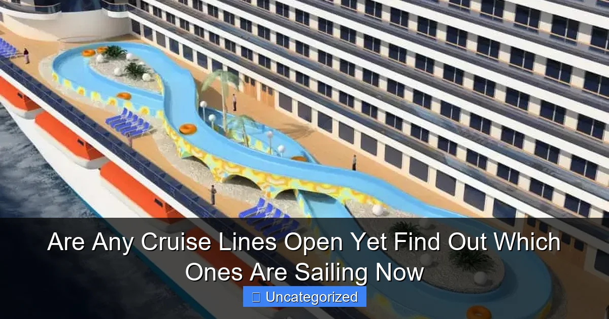 Are Any Cruise Lines Open Yet Find Out Which Ones Are Sailing Now