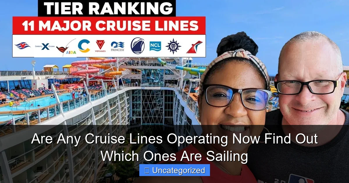 Are Any Cruise Lines Operating Now Find Out Which Ones Are Sailing