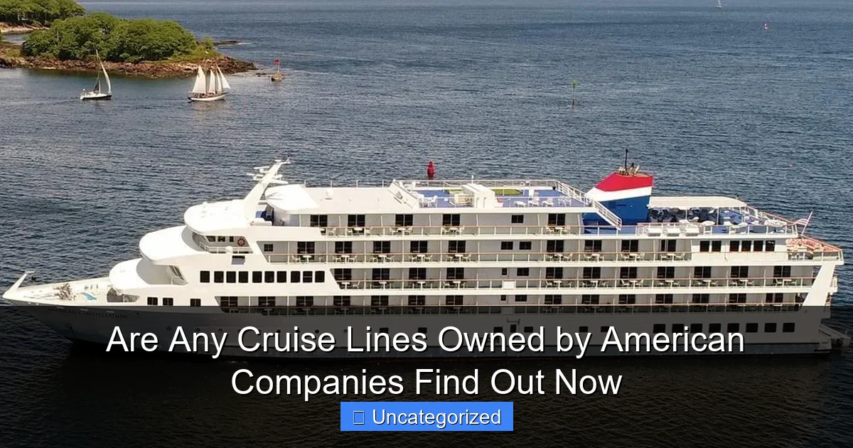 Are Any Cruise Lines Owned by American Companies Find Out Now