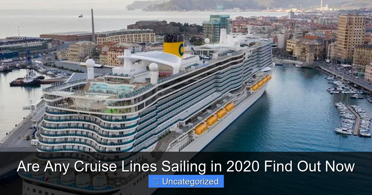 Are Any Cruise Lines Sailing in 2020 Find Out Now