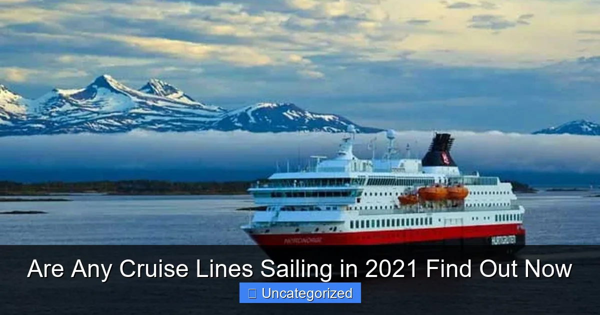Are Any Cruise Lines Sailing in 2021 Find Out Now