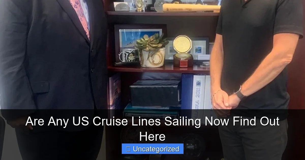 Are Any US Cruise Lines Sailing Now Find Out Here