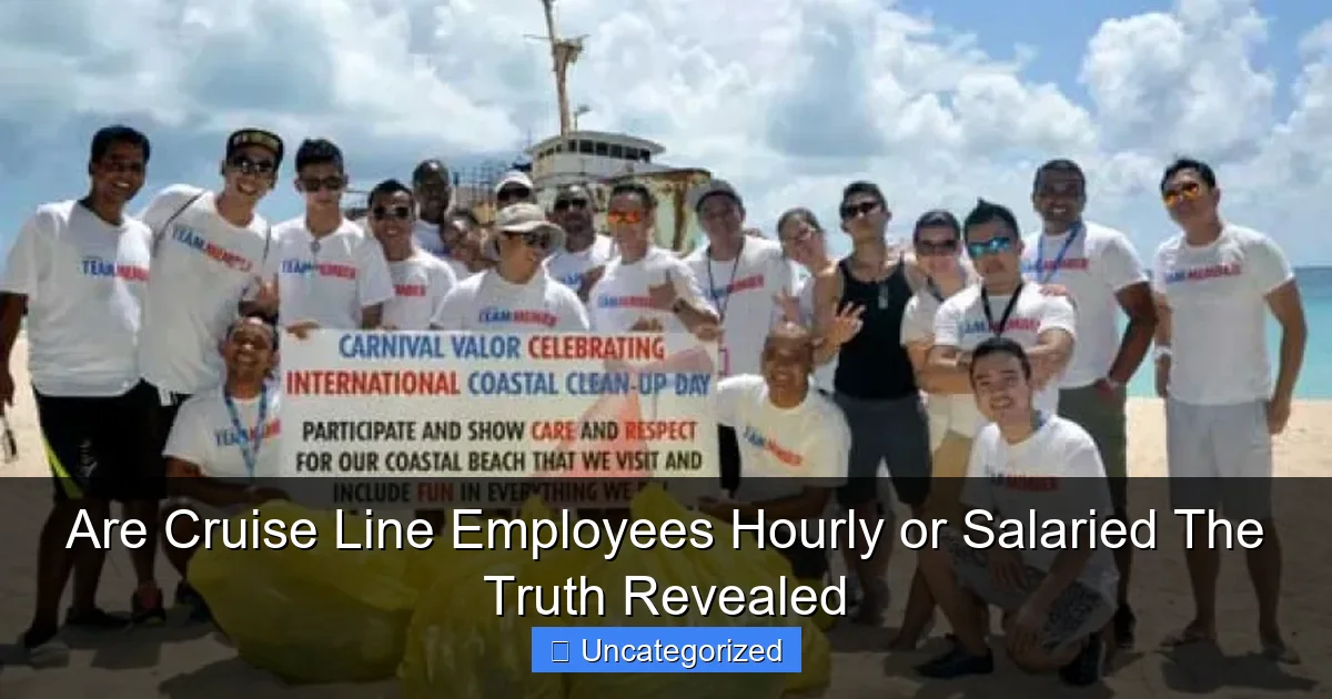 Are Cruise Line Employees Hourly or Salaried The Truth Revealed