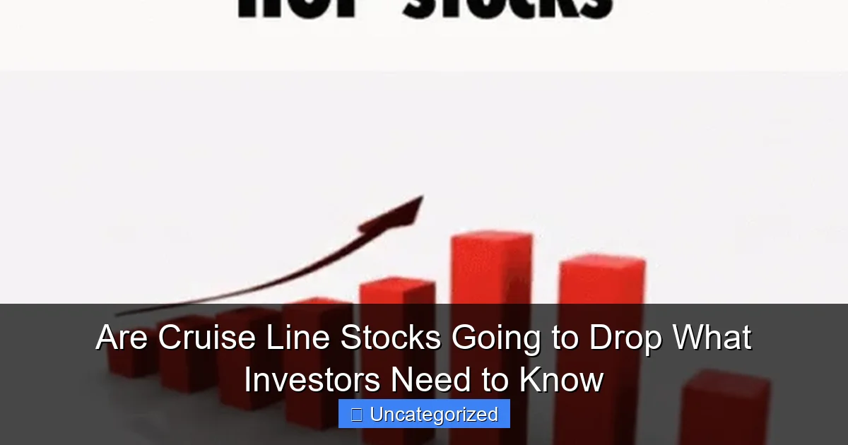 Are Cruise Line Stocks Going to Drop What Investors Need to Know