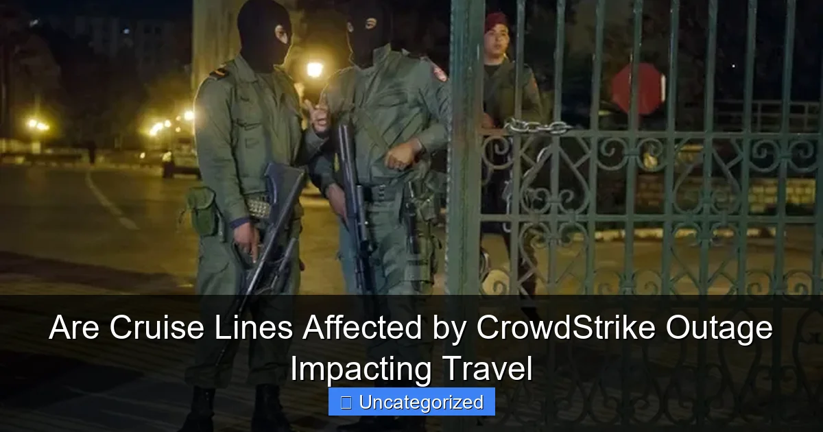 Are Cruise Lines Affected by CrowdStrike Outage Impacting Travel