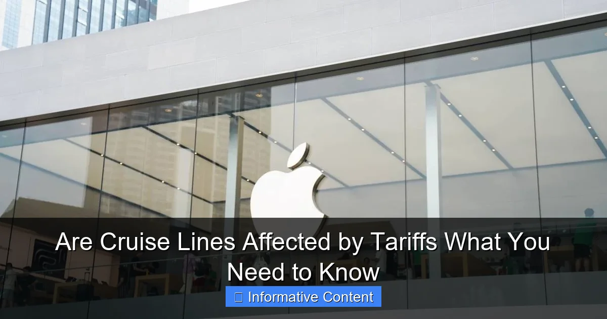 Are Cruise Lines Affected by Tariffs What You Need to Know