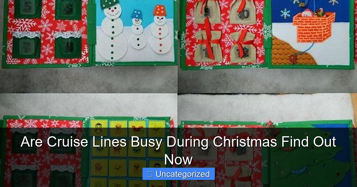 Are Cruise Lines Busy During Christmas Find Out Now