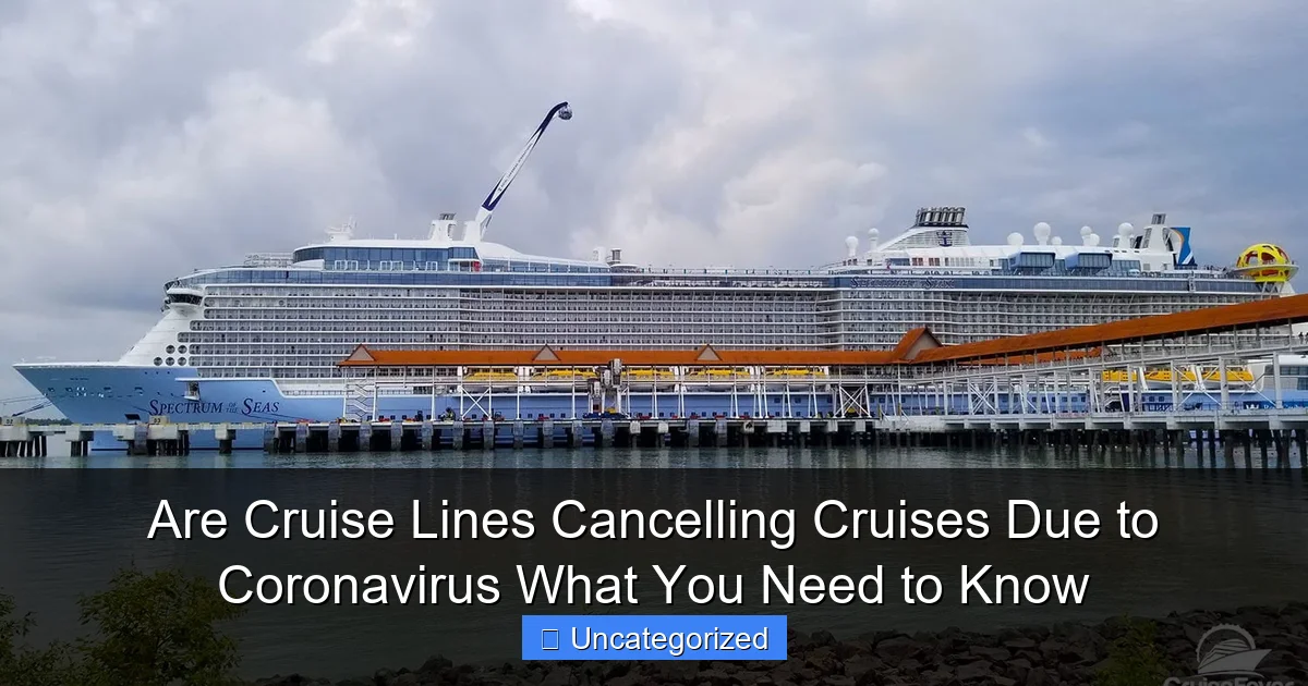 Are Cruise Lines Cancelling Cruises Due to Coronavirus What You Need to Know