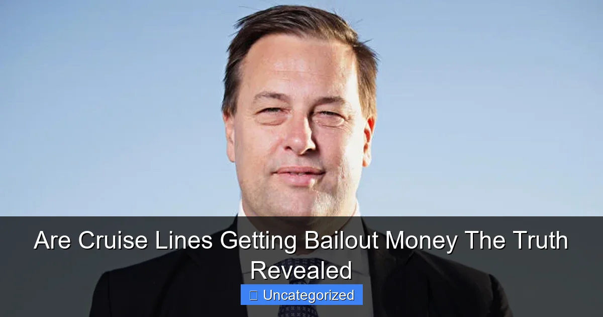 Are Cruise Lines Getting Bailout Money The Truth Revealed