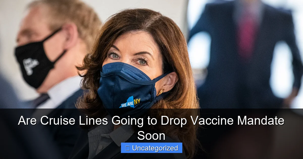 Are Cruise Lines Going to Drop Vaccine Mandate Soon