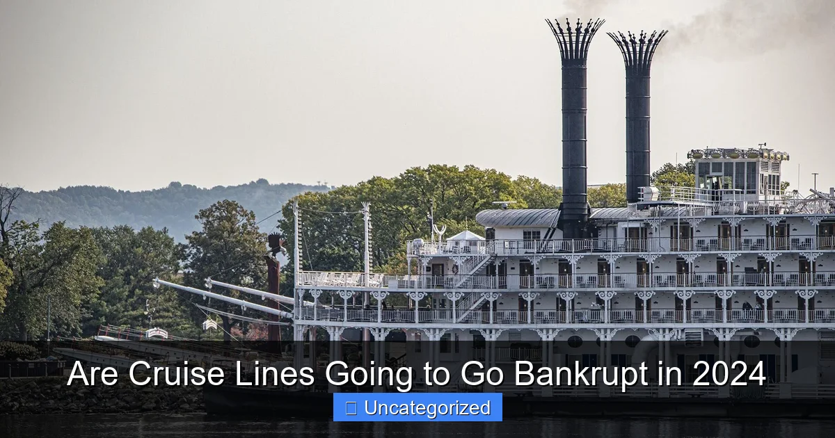 Are Cruise Lines Going to Go Bankrupt in 2024