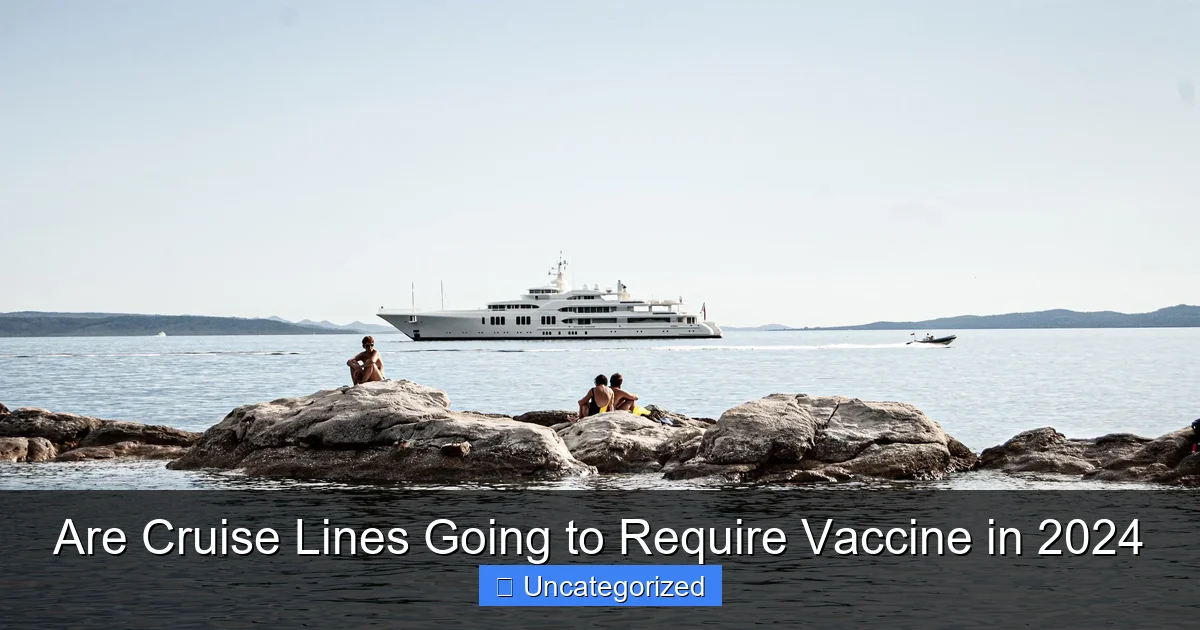 Are Cruise Lines Going to Require Vaccine in 2024