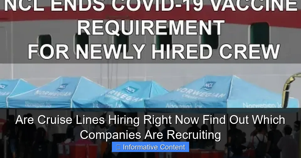 Are Cruise Lines Hiring Right Now Find Out Which Companies Are Recruiting