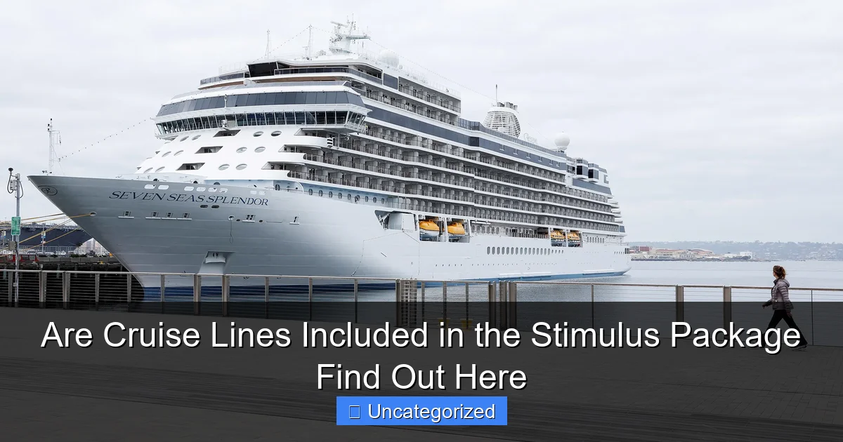 Are Cruise Lines Included in the Stimulus Package Find Out Here
