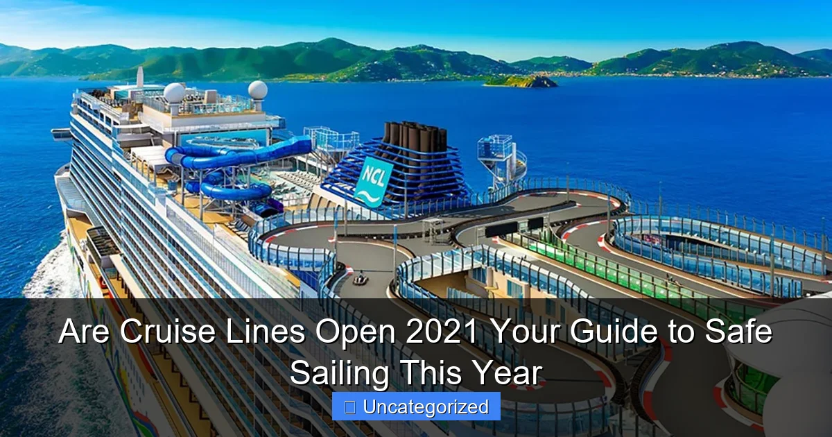 Are Cruise Lines Open 2021 Your Guide to Safe Sailing This Year