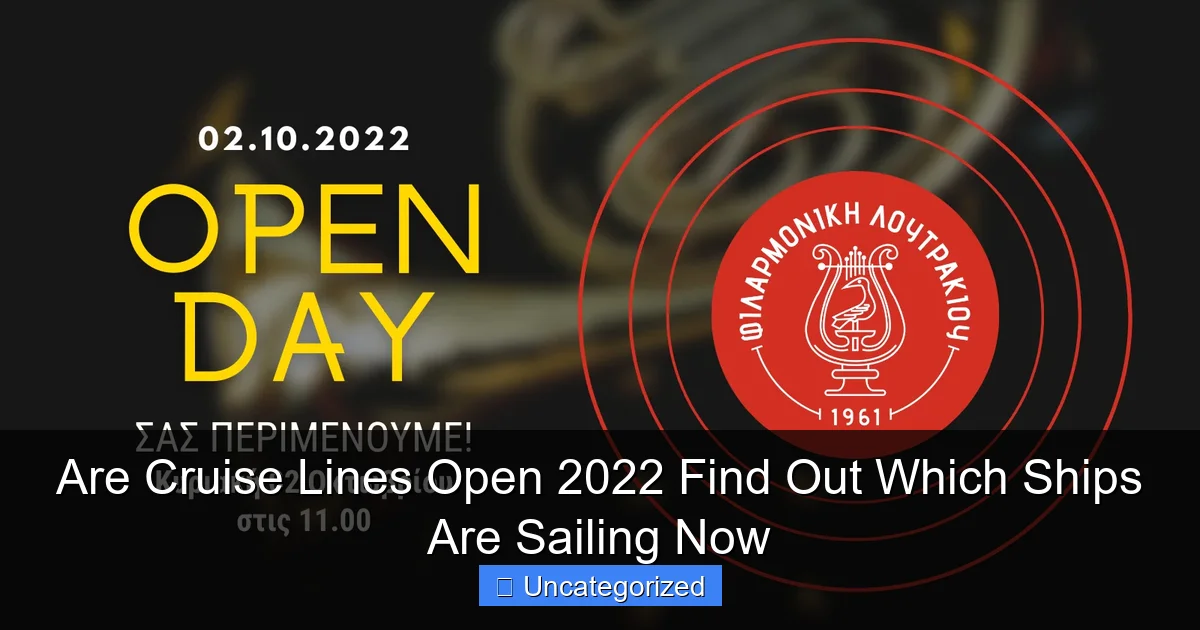 Are Cruise Lines Open 2022 Find Out Which Ships Are Sailing Now