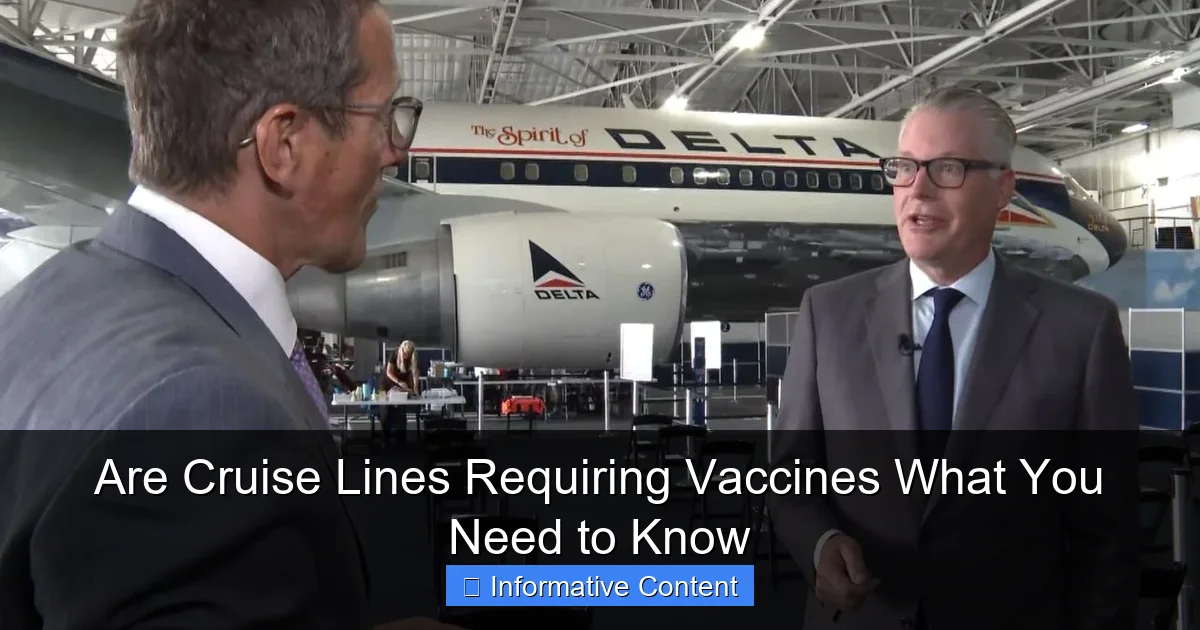Are Cruise Lines Requiring Vaccines What You Need to Know