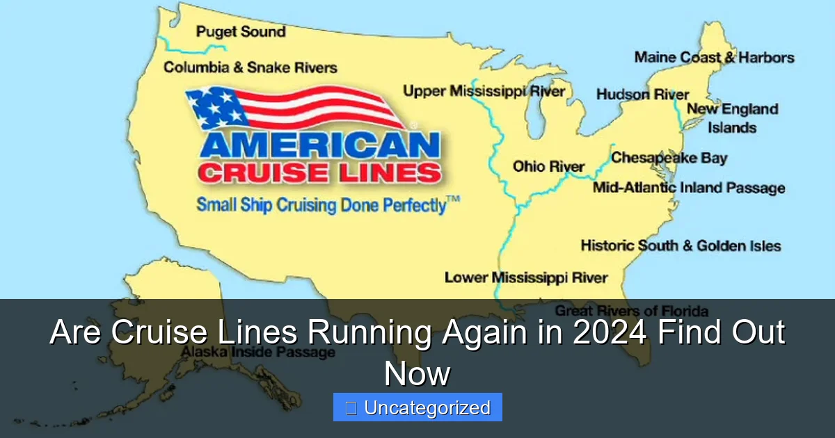 Are Cruise Lines Running Again in 2024 Find Out Now