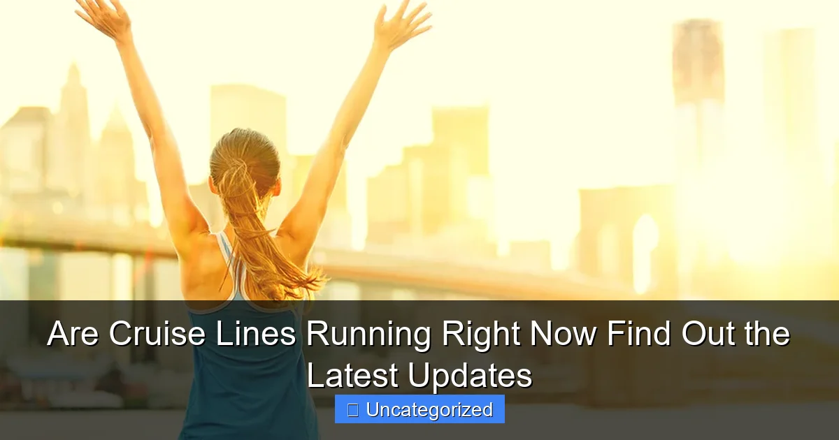 Are Cruise Lines Running Right Now Find Out the Latest Updates