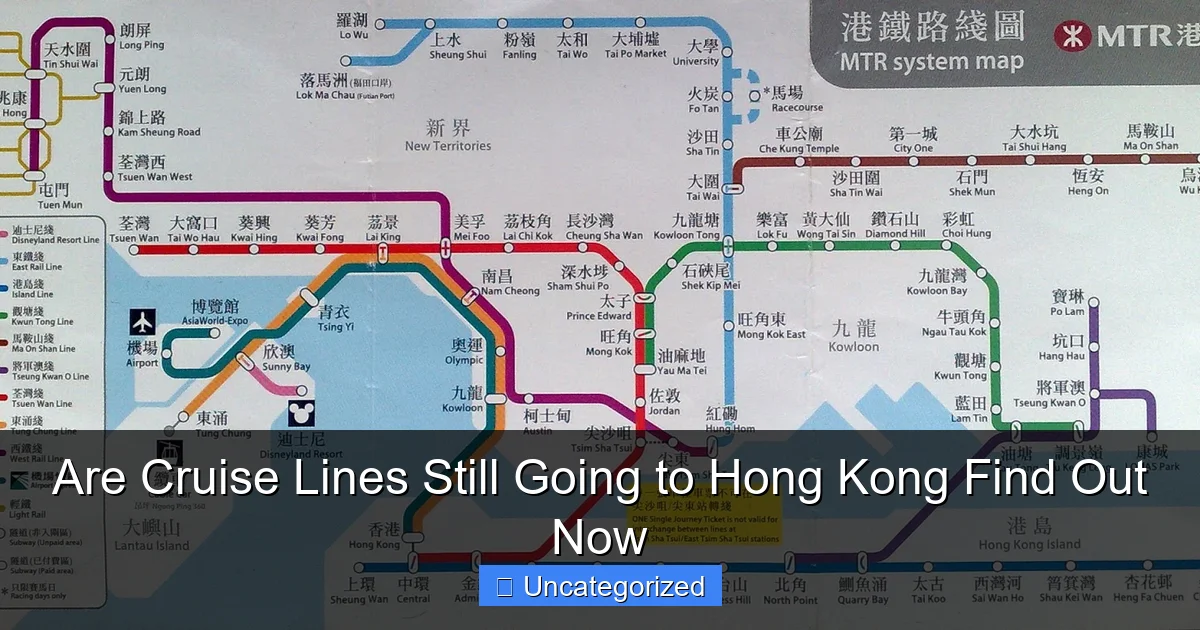 Are Cruise Lines Still Going to Hong Kong Find Out Now