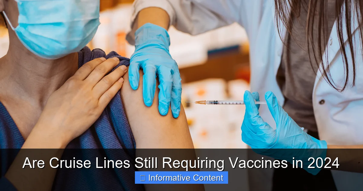 Are Cruise Lines Still Requiring Vaccines in 2024