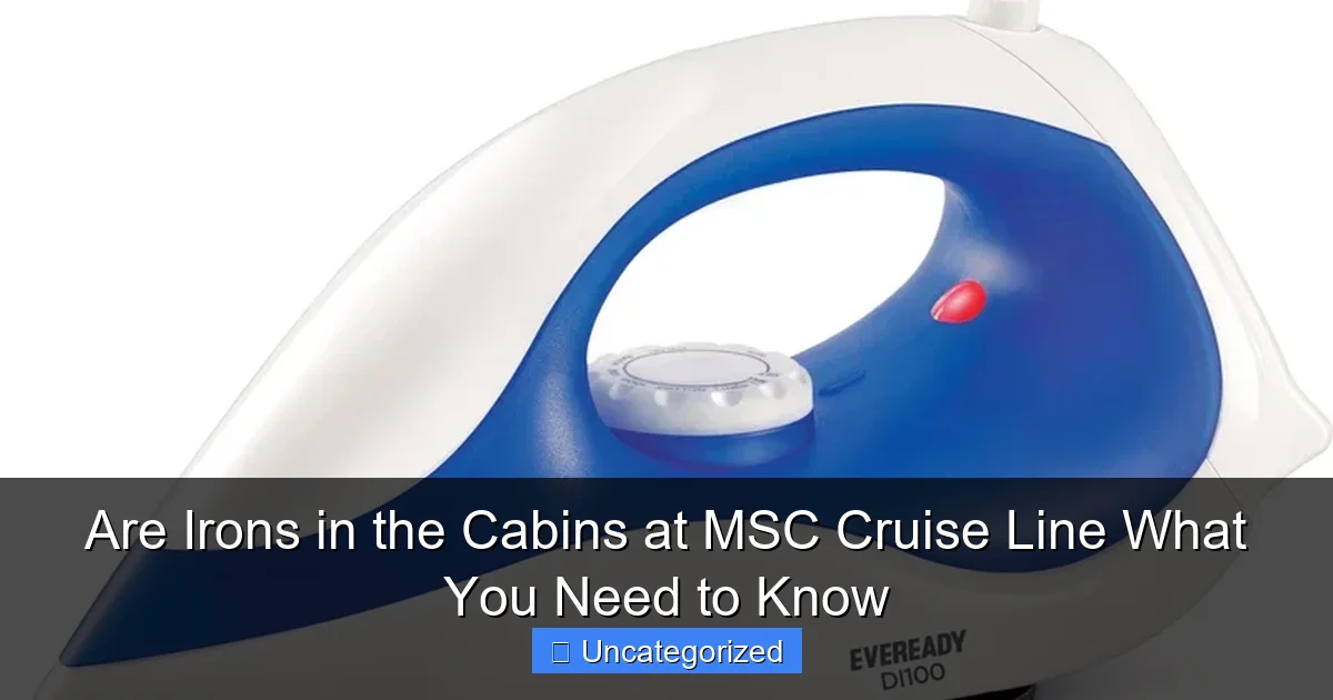 Are Irons in the Cabins at MSC Cruise Line What You Need to Know