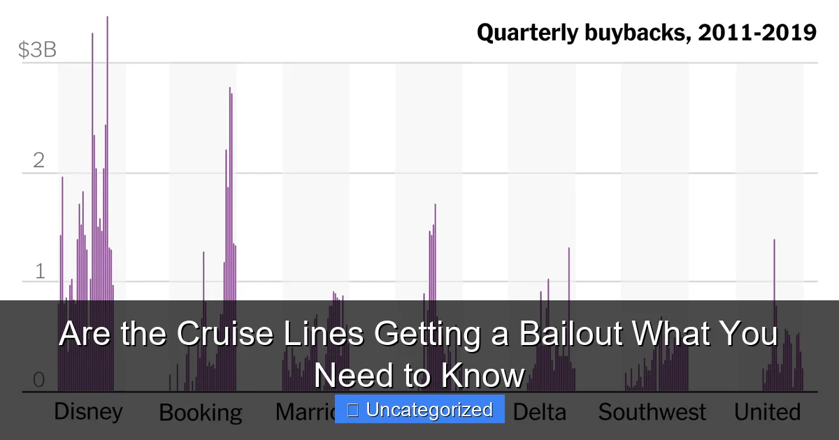 Are the Cruise Lines Getting a Bailout What You Need to Know