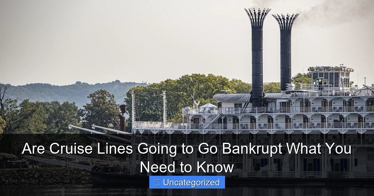 Are Cruise Lines Going to Go Bankrupt What You Need to Know