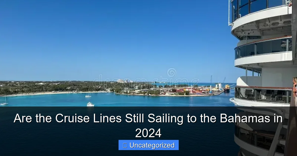 Are the Cruise Lines Still Sailing to the Bahamas in 2024
