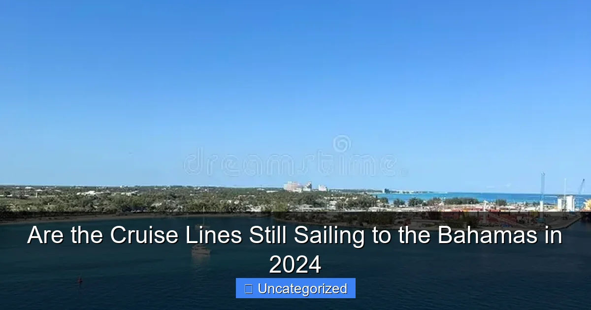Are the Cruise Lines Still Sailing to the Bahamas in 2024