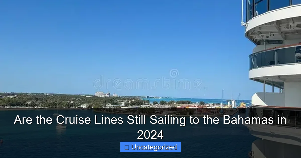 Are the Cruise Lines Still Sailing to the Bahamas in 2024