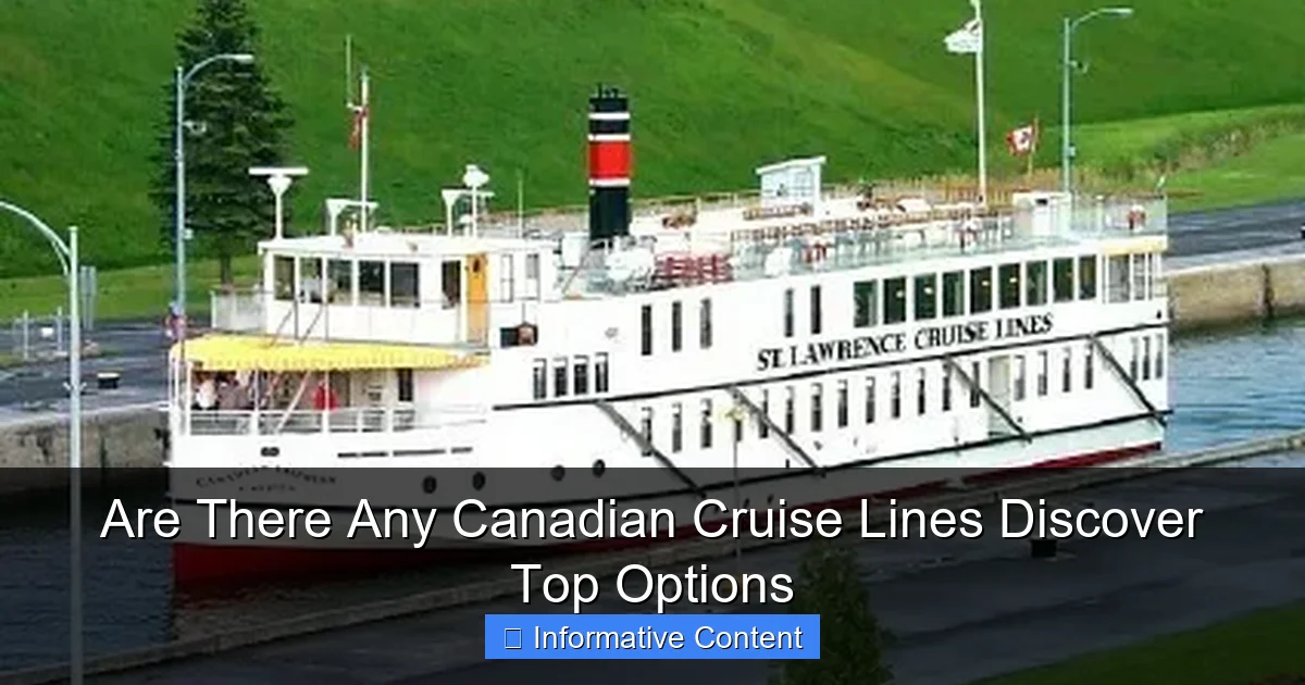 Are There Any Canadian Cruise Lines Discover Top Options