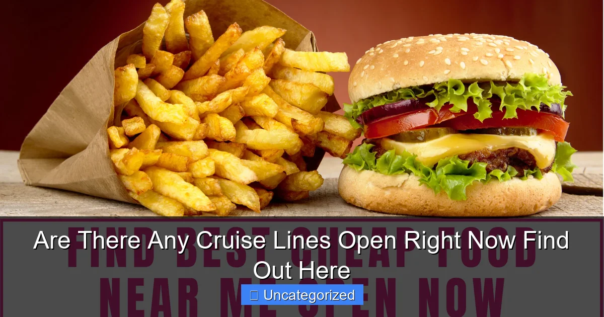 Are There Any Cruise Lines Open Right Now Find Out Here