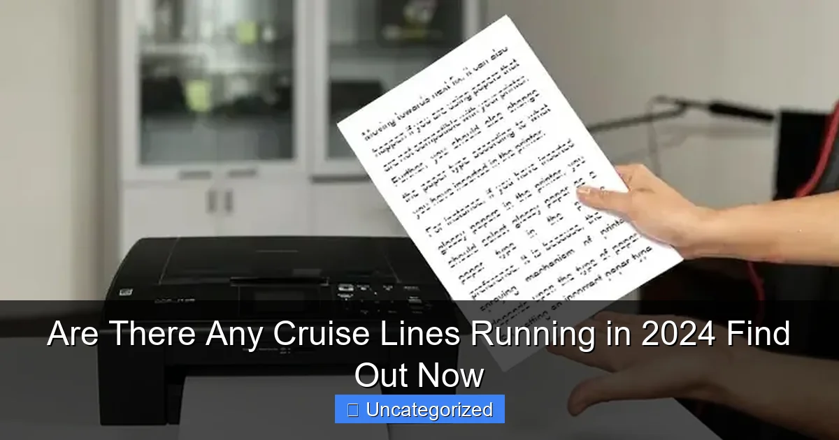 Are There Any Cruise Lines Running in 2024 Find Out Now