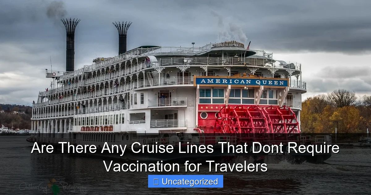 Are There Any Cruise Lines That Dont Require Vaccination for Travelers